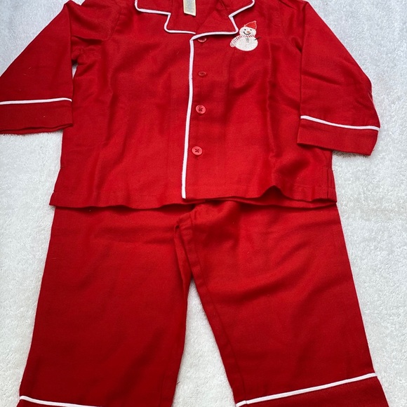 PBK Embroidered Snowman Pyjamas Size:2T - Picture 2 of 4